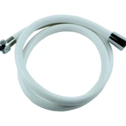 LACCIO TUBO FLESSIBILE DOCCIA PVC BIANCO UNIVERSALE LUNGHEZZA 2M