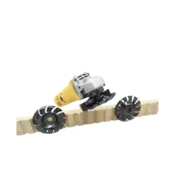 LAMA DISCO TAGLIO LEGNO 12 DENTI PER SMERIGLIATRICE ANGOLARE 22.23MM 125MM 07564