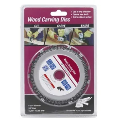 LAMA DISCO TAGLIO LEGNO A CATENA PER SMERIGLIATRICE ANGOLARE 125 X 22 MM