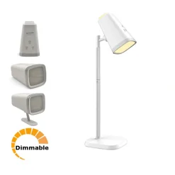 LAMPADA 2 IN 1 RICARICABILE SCRIVANIA APPLIQUE A LED 6W TOUCH DIMMERABILE CCT BL-1008
