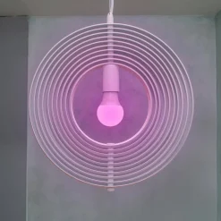 LAMPADA A SOSPENSIONE 3D GEOMETRICO CERCHIO E27 LAMPADA REGOLABILE PENDENTE LP-85B