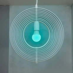 LAMPADA A SOSPENSIONE 3D GEOMETRICO CERCHIO E27 LAMPADA REGOLABILE PENDENTE LP-85B