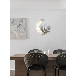LAMPADA A SOSPENSIONE 3D GEOMETRICO CERCHIO E27 LAMPADA REGOLABILE PENDENTE LP-85B