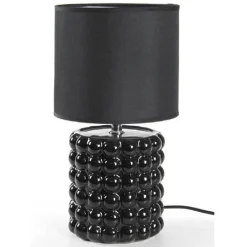 LAMPADA ABAT JOUR DA TAVOLO SCRIVANIA COMODINO CERAMICA MODERNA 33X18 CM 837388