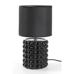 LAMPADA ABAT JOUR DA TAVOLO SCRIVANIA COMODINO CERAMICA MODERNA 33X18 CM 837388