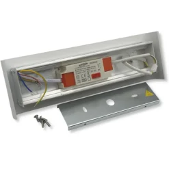 LAMPADA APPLIQUE LED BIANCA MURO 15W IP20 DOPPIO LED CCT SWITCH CAMBIA COLORE LUCE E57-B3C