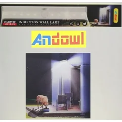 LAMPADA DA PARETE A INDUZIONE 10LED CON SENSORE DI MOVIMENTO PER ARMADI Q-LED100