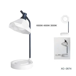 LAMPADA DA SCRIVANIA LED DIMMERABILE TOUCH DESIGN GEOMETRICO PIEGHEVOLE DT-2674