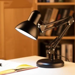 LAMPADA DA TAVOLO CON MORSETTO ORIENTABILE X ESTETISTA SNODABILE E27 COLORI 60W