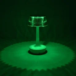 LAMPADA DA TAVOLO IN CRISTALLO DECORATIVA CON LED RGB TOUCH BIANCO 5V Q-TL153