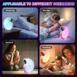 LAMPADA DA TAVOLO INTELLIGENTE SVEGLIA LUCE LED BLUETOOTH MUSICA PER ADULTI BAMBINI
