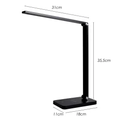 LAMPADA DA TAVOLO LED DA SCRIVANIA CON RICARICA WIRELESS PER CELLULARI XC-2681