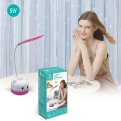 LAMPADA DA TAVOLO LED PER BAMBINI TOUCH RICARICABILE USB 5 W FLESSIBILE TX-9084