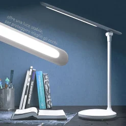 LAMPADA DA TAVOLO LED RICARICABILE SENZA FILI TOUCH MULTIDIREZIONALE DT-2683