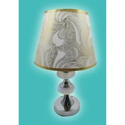 LAMPADA DA TAVOLO LUME ABAT JOUR COMODINO COMÒ ARREDO CAMERA CASA LUCE TX-9776