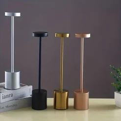 LAMPADA DA TAVOLO MODERNA RICARICABILE USB TOUCH PORTATILE LUMINOSITÀ REGOLABILE