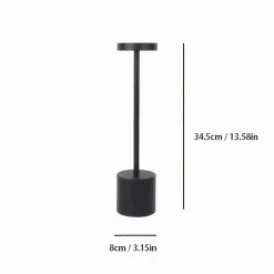 LAMPADA DA TAVOLO MODERNA RICARICABILE USB TOUCH PORTATILE LUMINOSITÀ REGOLABILE