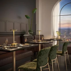 LAMPADA DA TAVOLO MODERNA 3W LUME RICARICABILE TOUCH DIMMERABILE TECNOLOGIA CCT D38-3C