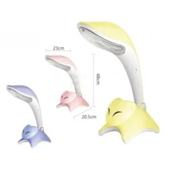 LAMPADA DA TAVOLO PROTEGGI VISTA SILVER FOX 2 IN 1 LUCE NOTTURNA BAMBINI