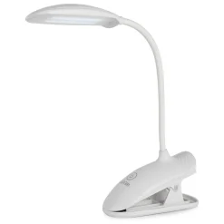 LAMPADA DA TAVOLO SCRIVANIA A LED LUCE RICARICABILE TOUCH SNODABILE CON PINZA
