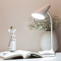 LAMPADA DA TAVOLO SCRIVANIA LED RICARICABILE USB DIMMERABILE MODERNO DT-2079