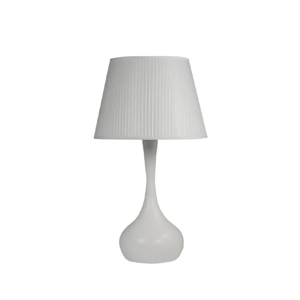 LAMPADA DA TAVOLO SCRIVANIA CON BASE SFERICA BIANCA E27 DESIGN MODERNO XC-7009