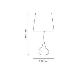 LAMPADA DA TAVOLO SCRIVANIA CON BASE SFERICA BIANCA E27 DESIGN MODERNO XC-7009