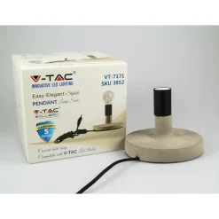 LAMPADA DA TAVOLO SCRIVANIA PER CASA UFFICIO IN CALCESTRUZZO EFFETTO PIETRA