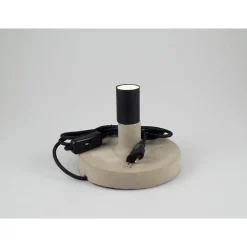 LAMPADA DA TAVOLO SCRIVANIA PER CASA UFFICIO IN CALCESTRUZZO EFFETTO PIETRA