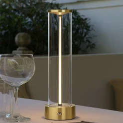 LAMPADA DA TAVOLO SCRIVANIA LED 3W FILAMENTO FLESSIBILE MAGNETICO LUME RICARICABILE D39