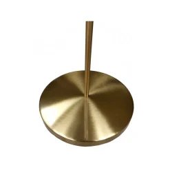 LAMPADA DA TERRA ORO CON SFERA IN VETRO BIANCO PIANTANA E27 DESIGN MODERNO 33894