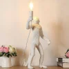 LAMPADA DA TERRA PIANTANA MODERNA ATTACCO E27 FORMA SCIMMIA LUCE DECORATIVE D08