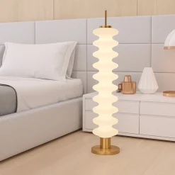 LAMPADA DECORATIVA A LED DA TERRA 43 WATT TECNOLOGIA CCT CON TELECOMANDO APP D18-3C