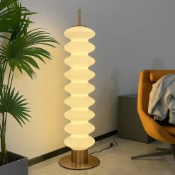 LAMPADA DECORATIVA A LED DA TERRA 43 WATT TECNOLOGIA CCT CON TELECOMANDO APP D18-3C