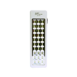 LAMPADA DI EMERGENZA 30 LED SMD + 6 RICARICABILE PER CASA AUTO CAMPER 1300 MAH