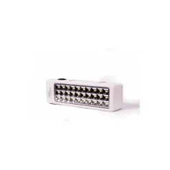 LAMPADA DI EMERGENZA 30 LED SMD + 6 RICARICABILE PER CASA AUTO CAMPER 1300 MAH