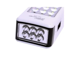 LAMPADA DI EMERGENZA 30 LED SMD + 6 RICARICABILE PER CASA AUTO CAMPER 1300 MAH