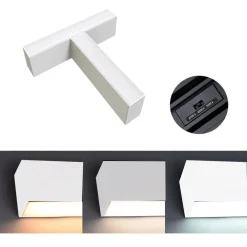 LAMPADA DI RACCORDO CONNETTORE A T PER LAMPADARIO 15W LUCE SELEZIONABILE CCT LL57-T-3C