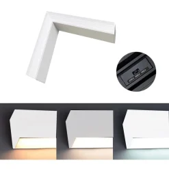 LAMPADA DI RACCORDO CONNETTORE A L PER LAMPADARIO 12W LUCE SELEZIONABILE CCT LL57-L-3C