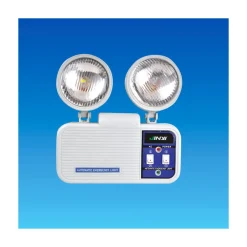 LAMPADA EMERGENZA RICARICABILE CON DOPPIA LUCE PUNTO LUCE LUCI PORTATILE