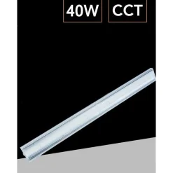 LAMPADA FARETTO DA BINARIO TRIFASE 40 WATT 6000LM CCT 90° IP20 BIANCO PT4-120-B3C