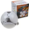 LAMPADA LAMPADARIO DEFORMABILE LED 40W 6800K 5 VIE BIANCA ATTACCO E27 UFO PALLA