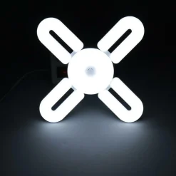 LAMPADA LAMPADARIO DEFORMABILE LAMPADINA LED 60W 6500K 4 VIE BIANCA E27 CCL-4+1