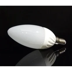 LAMPADA LAMPADINA LED 4W WATT E14 LUCE BIANCA CALDA FREDDA OLIVA IN CERAMICA