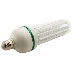 LAMPADA LAMPADINA 4U A LED DA 30W LUCE FREDDA O CALDA BASSO CONSUMO ATTACCO E27