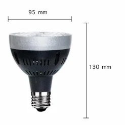 LAMPADA LAMPADINE PAR30 E27 36 WATT 24 LED FARETTO FARO LUCE FREDDA P30-1 SPOT