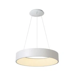 LAMPADA LED 42 WATT CCT PENDENTE CERCHIO LAMPADARIO MODERNO LUCE DIFFUSA 60 CM