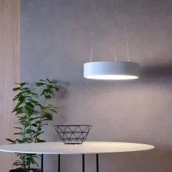 LAMPADA LED 42 WATT CCT PENDENTE CERCHIO LAMPADARIO MODERNO LUCE DIFFUSA 60 CM