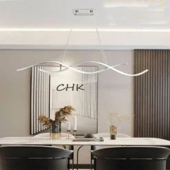 LAMPADA LED A SOSPENSIONE MODERNO ONDE INTRECCIATE 28W 2240LM CCT LUCE VARIABILE B56-3C