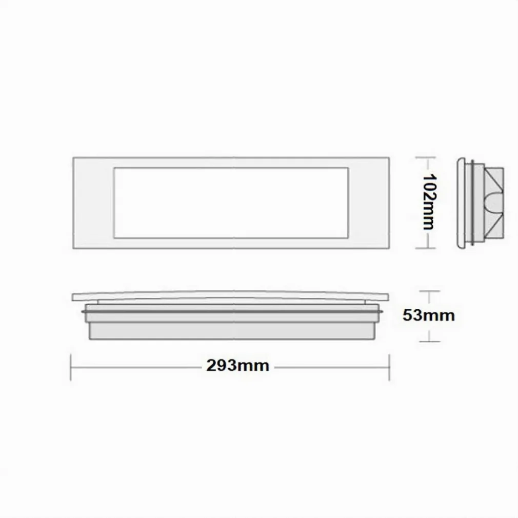 LAMPADA LED DA INCASSO EMERGENZA ANTI BLACKOUT 5W 20LED LUCE FREDDA NA04-LED20-A